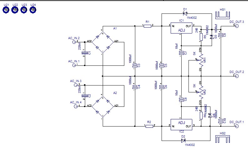 bipolar power supply